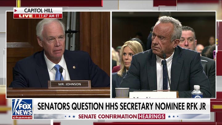 Sen. Johnson gets round of applause at RFK Jr. hearing