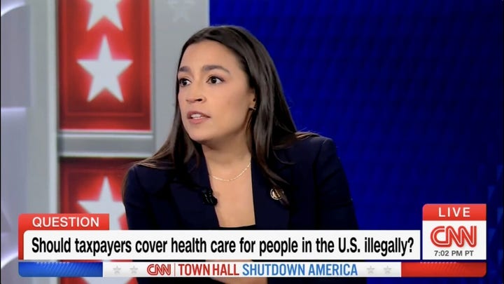 AOC dodges question on healthcare for illegal immigrants during CNN town hall