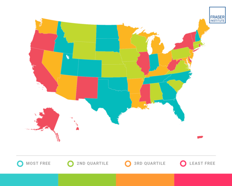 How Does Your State Rank on This Economic Freedom Index?